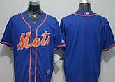 New York Mets Customized Men's Blue New Cool Base Alternate Home Stitched Baseball Jersey,baseball caps,new era cap wholesale,wholesale hats
